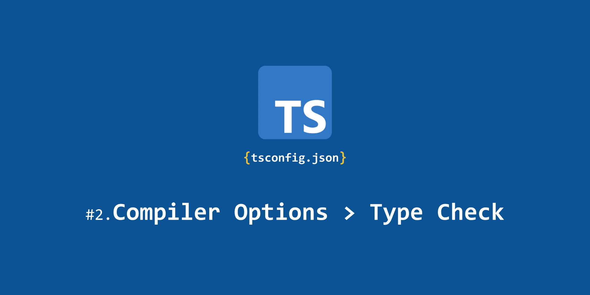 [tsconfig의 모든 것] Compiler options / Type Checking